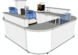bubble tea kiosk