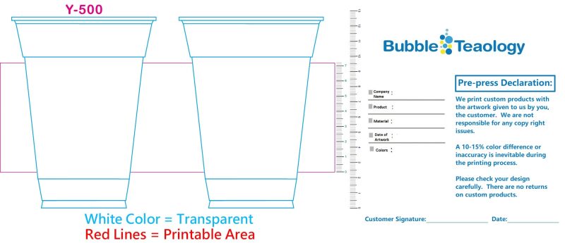 Custom Print Boba Tea Cups - BubbleTeaology