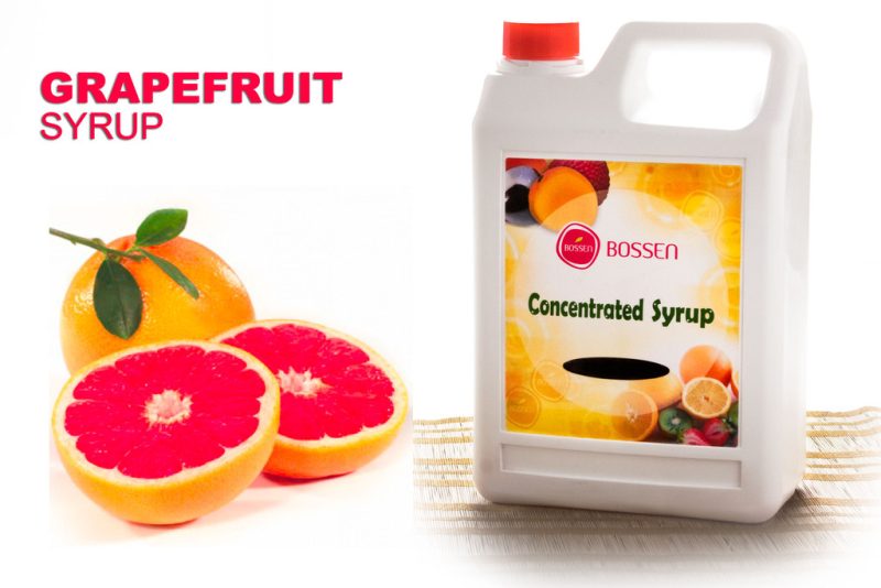 grapefruit fruit syrup BubbleTeaology