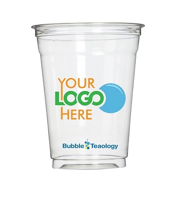 Custom Logo PP Bubble Tea Cups - BubbleTeaology