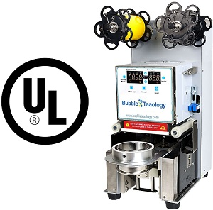 UL bubble tea sealer machine