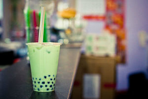 honeydew bubble tea