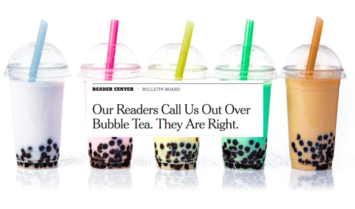 New York Times Bubble Tea