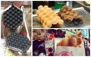bubble tea waffles