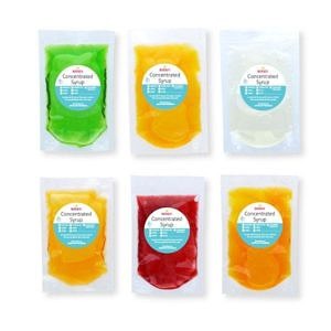 bubble tea samples syrups