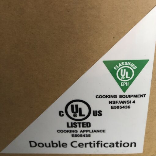 UL Sticker Double Certification Box