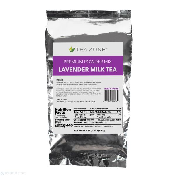 Tea Zone Lavender Milk Tea Powder BubbleTeaology