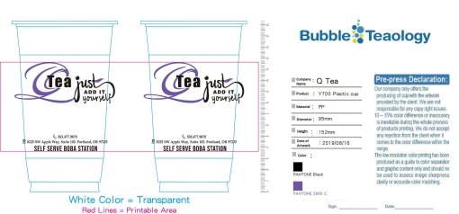 Custom Logo PP Bubble Tea Cups - Image 5