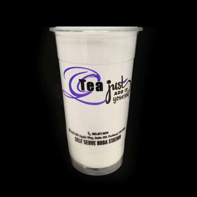 Custom Logo PP Bubble Tea Cups BubbleTeaology