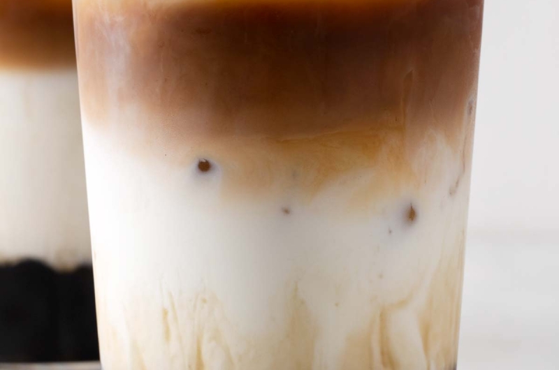 Iced Latte with Boba