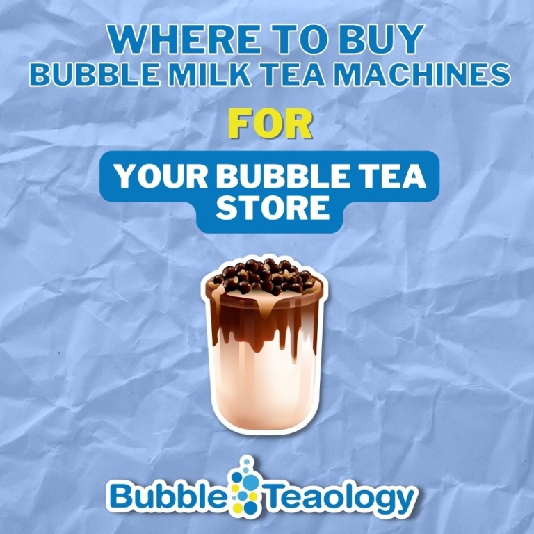 where to buy bubble milk tea machines