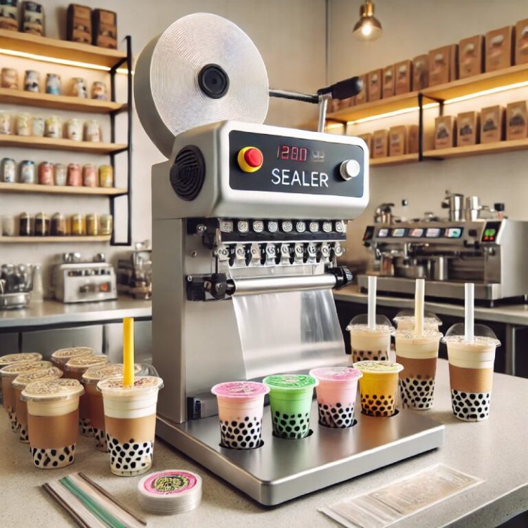Bubble tea machine sealer
