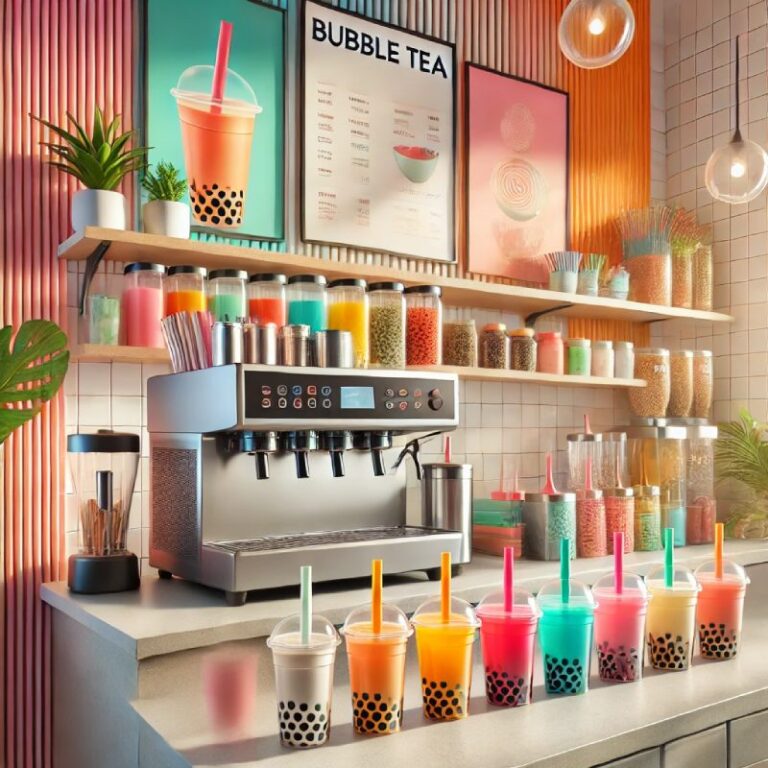 Essential bubble tea supplies